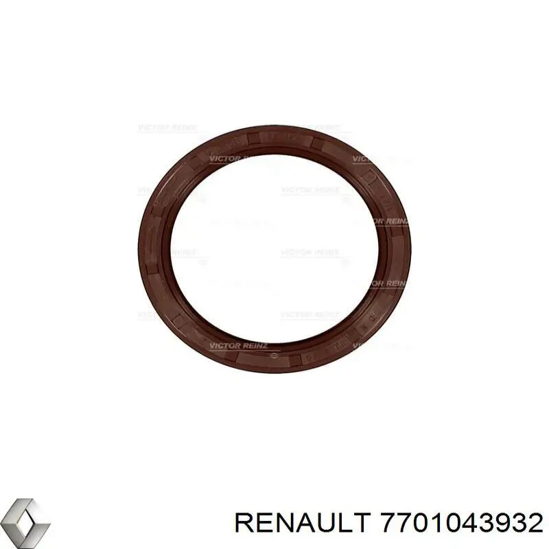 Купити 7701043932 Renault (RVI) Прокладка піддону картера двигуна