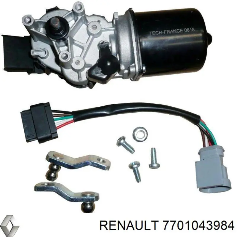 Мотор двірника Renault (RVI) 7701043984 ціна, від 19.24 USD