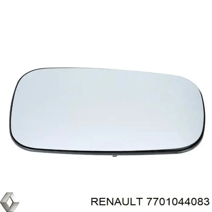 Дзеркальний елемент дзеркала заднього виду, лівого 7701044083 Renault (RVI)