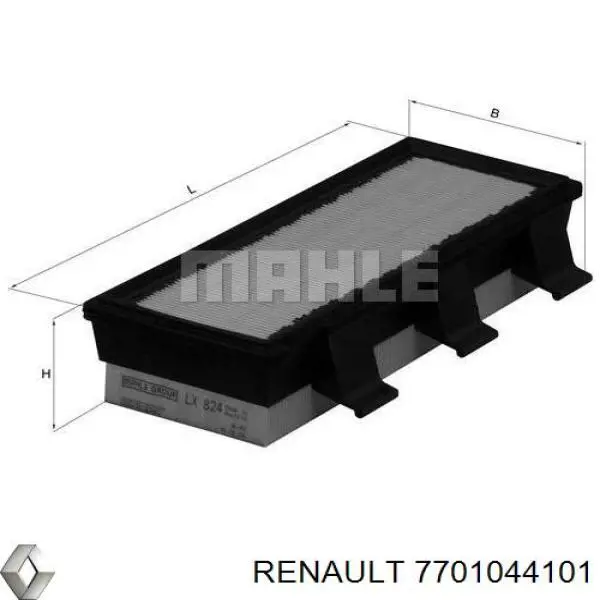 7701044101 Renault (RVI) Повітряний фільтр двигуна