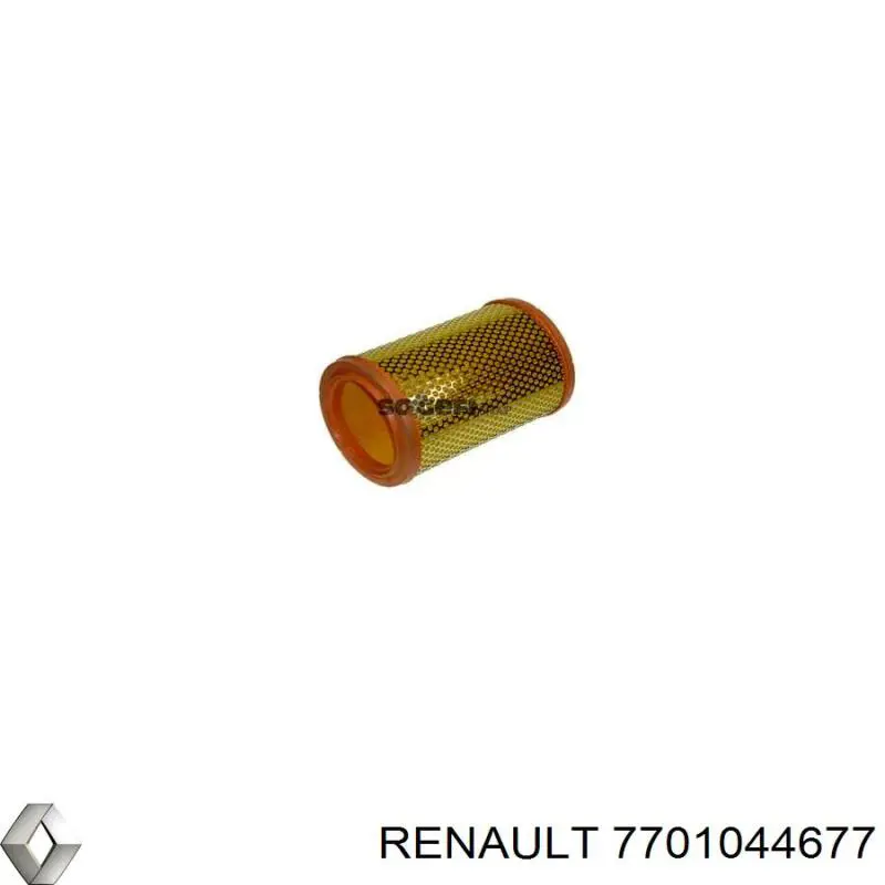 Фільтр повітряний 7701044677 Renault (RVI)