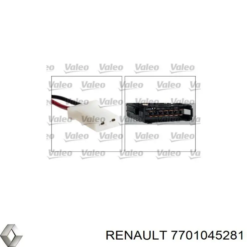 7701045281 Renault (RVI) перемикач підрульовий, лівий