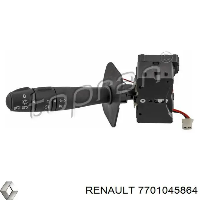 Перемикач підрульовий, лівий Renault (RVI) 7701045864 ціна, від 18.99 USD