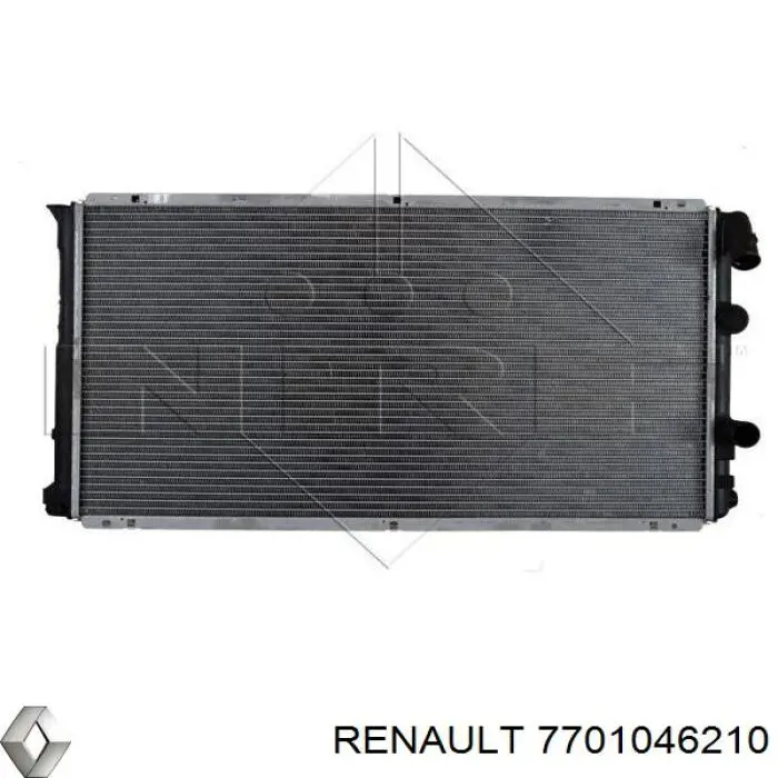 7701046210 Renault (RVI) Радіатор охолодження двигуна