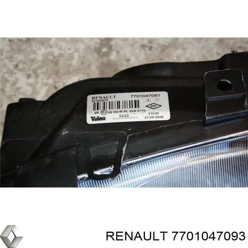 Фара дальнього світла в зборі Renault (RVI) 260609556R