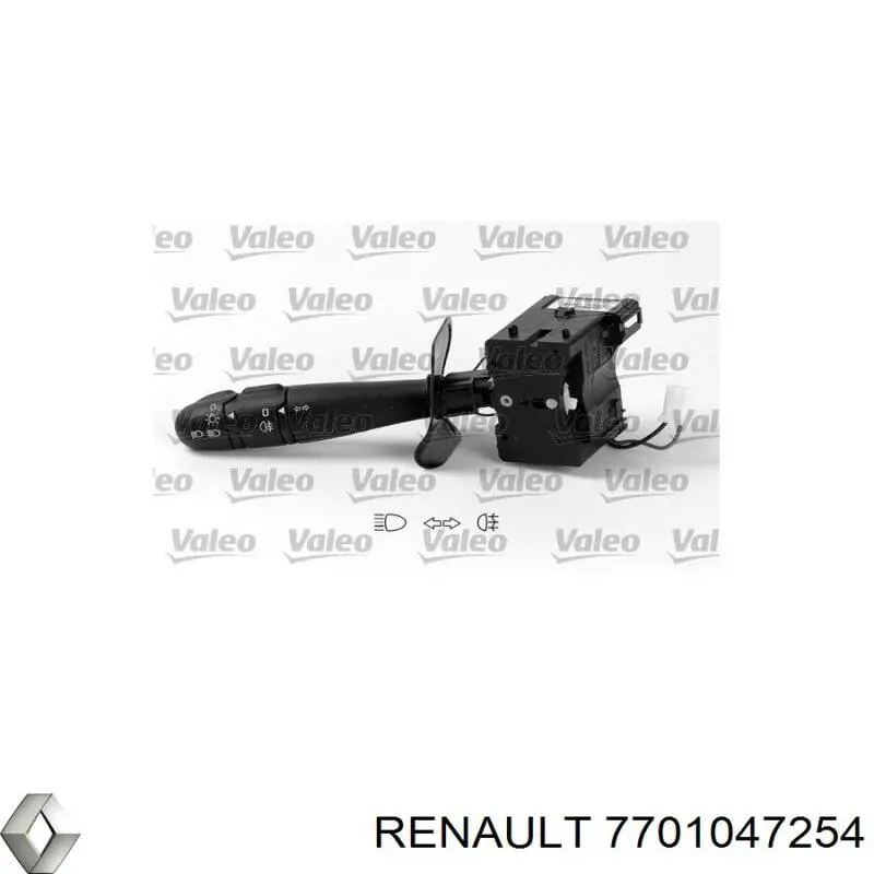 Перемикач підрульовий, лівий Renault (RVI) 7701047254 ціна, від 15.76 USD