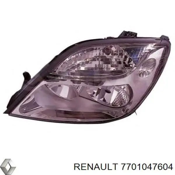 Фара Renault (RVI) 7701047604 ціна, від 69.68 USD