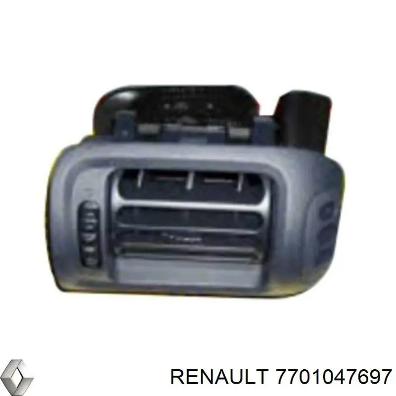 Купити 7701047697 Renault (RVI) Решітка повітропровода права