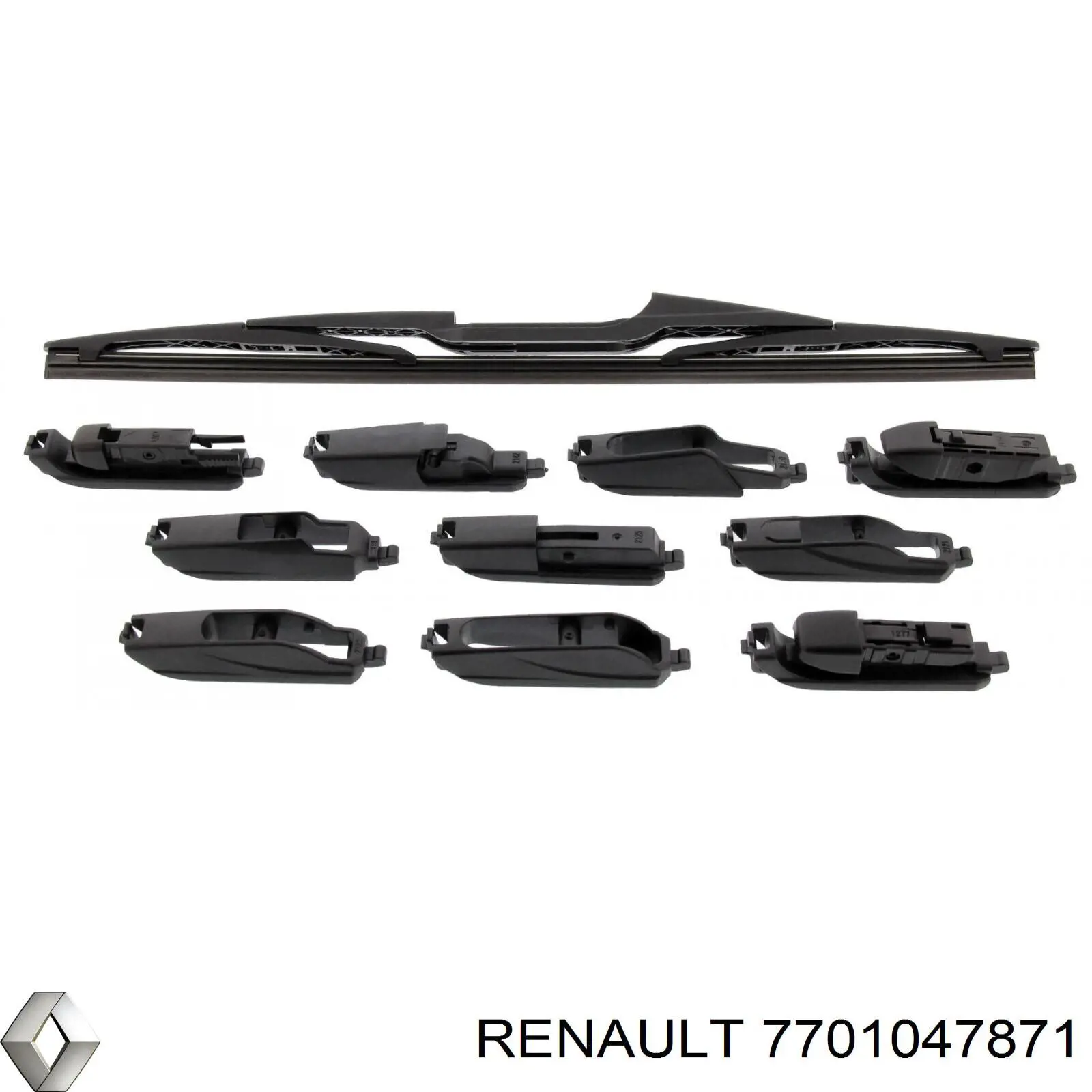 7701047871 Renault (RVI) Щітка склоочисника задня