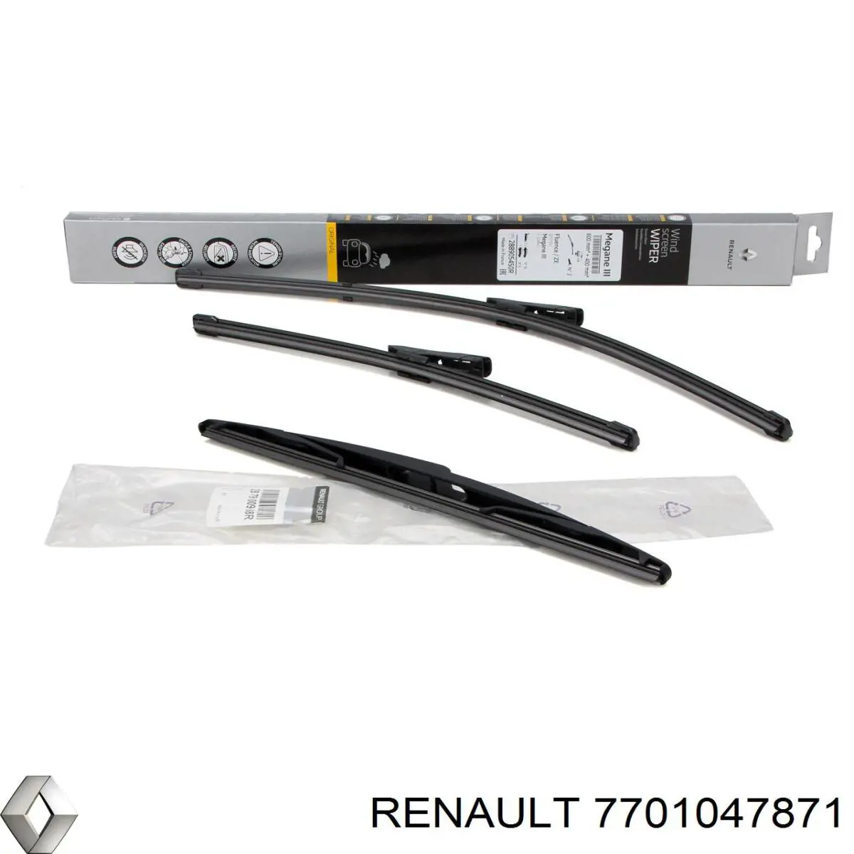 Купити 7701047871 Renault (RVI) Щітка задня