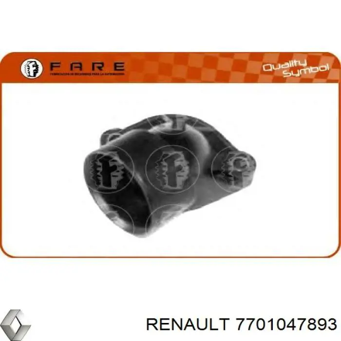 Купити 7701047893 Renault (RVI) Фланець системи охолодження (трійник)