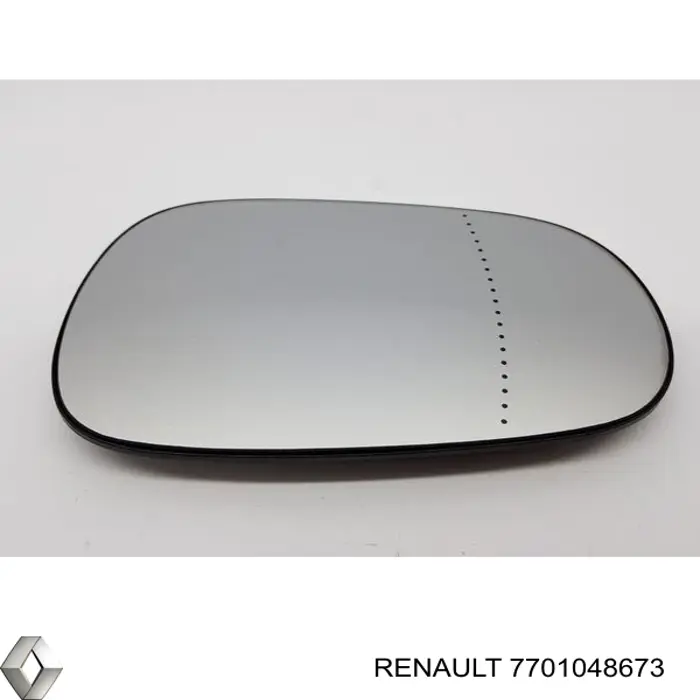 Дзеркальний елемент лівого дзеркала заднього виду Renault (RVI) 7701048673 ціна, від  