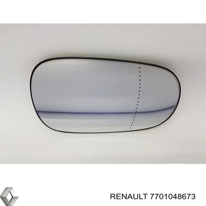 Купити 7701048673 Renault (RVI) Дзеркальний елемент водійського дзеркала