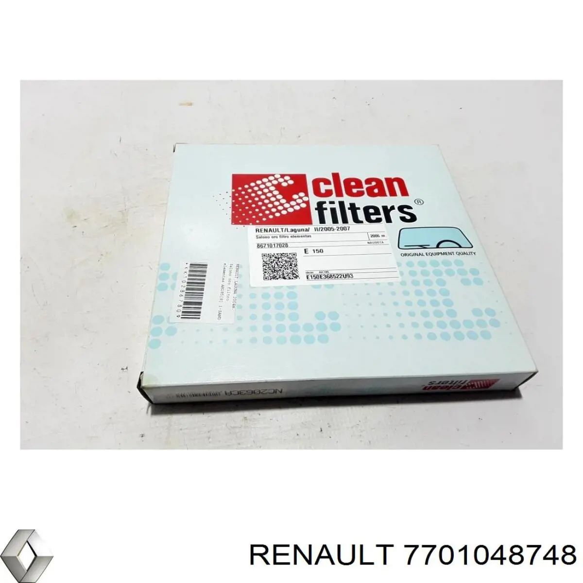 7701048748 Renault (RVI) фільтр салону