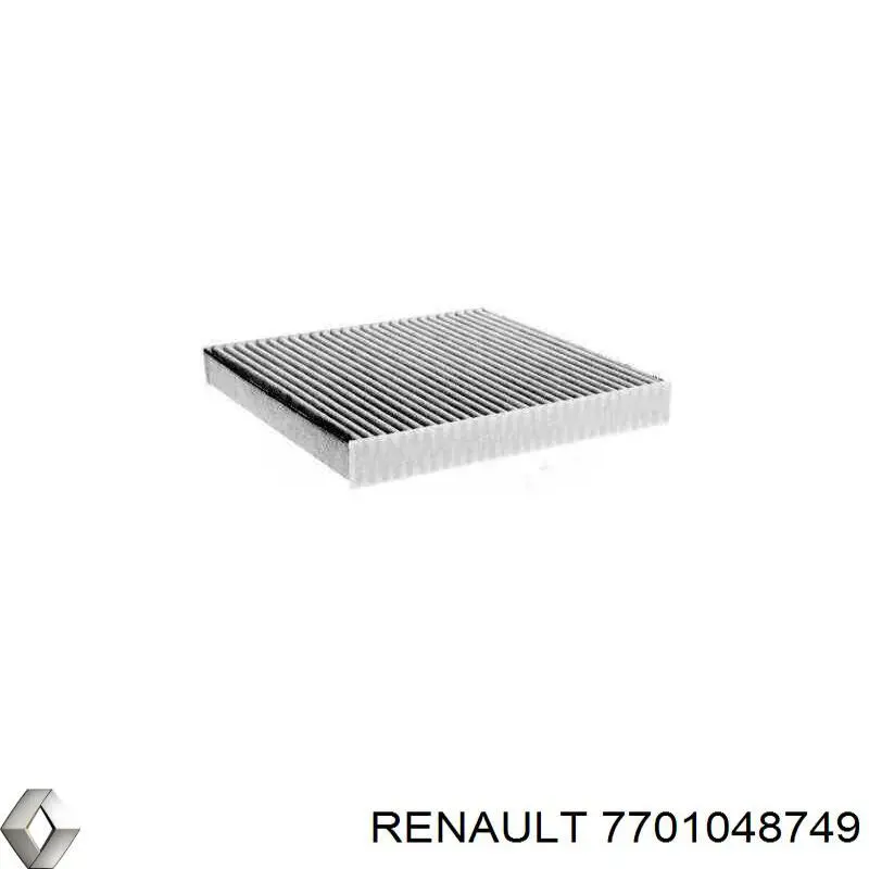 Купити 7701048749 Renault (RVI) Фільтр салону вугільний