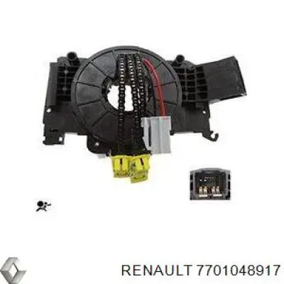 Кільце подушки безпеки Renault (RVI) 7701048917