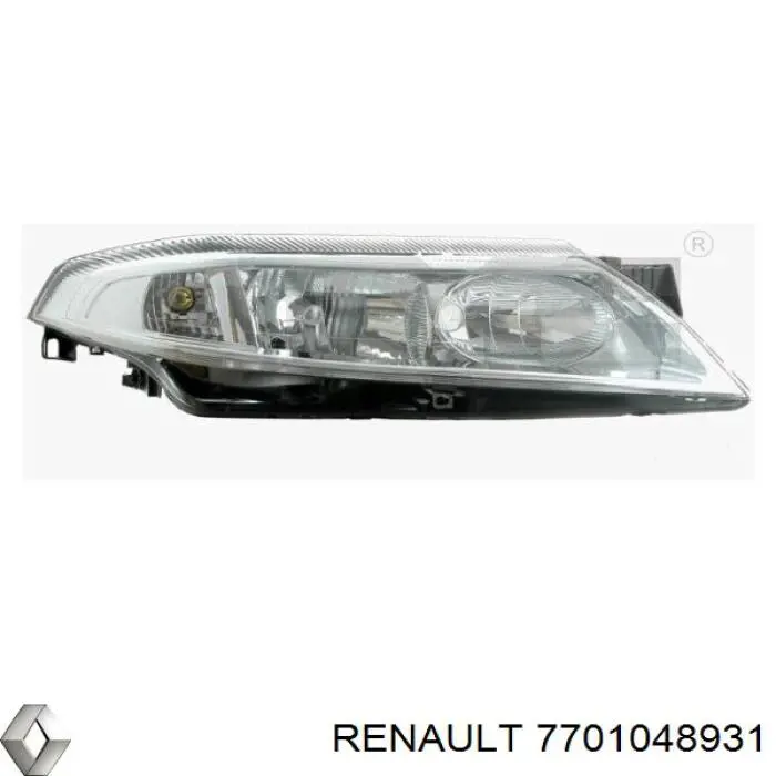 Фара правая Renault (RVI) 7701048931 ціна, від 36.71 USD