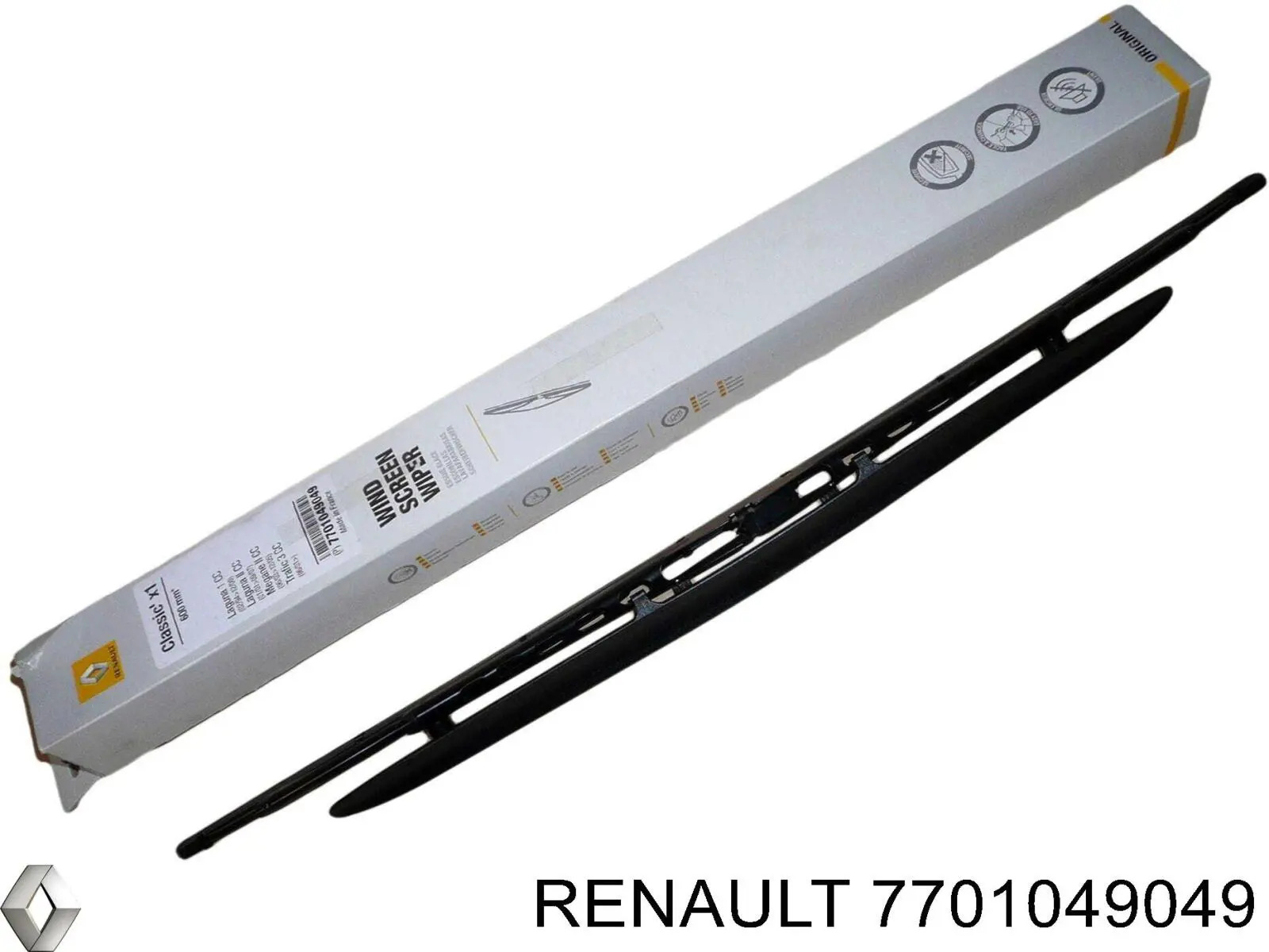 Щітка-двірник лобового скла, водійська Renault (RVI) 7701049049 ціна, від 12.93 USD