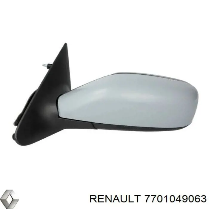 7701049063 Renault (RVI) Дзеркальний елемент дзеркала заднього виду