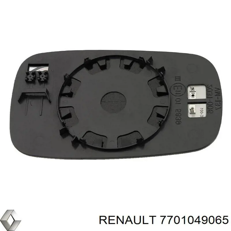 Дзеркальний елемент дзеркала заднього виду Renault (RVI) 7701049065 ціна, від 9.98 USD