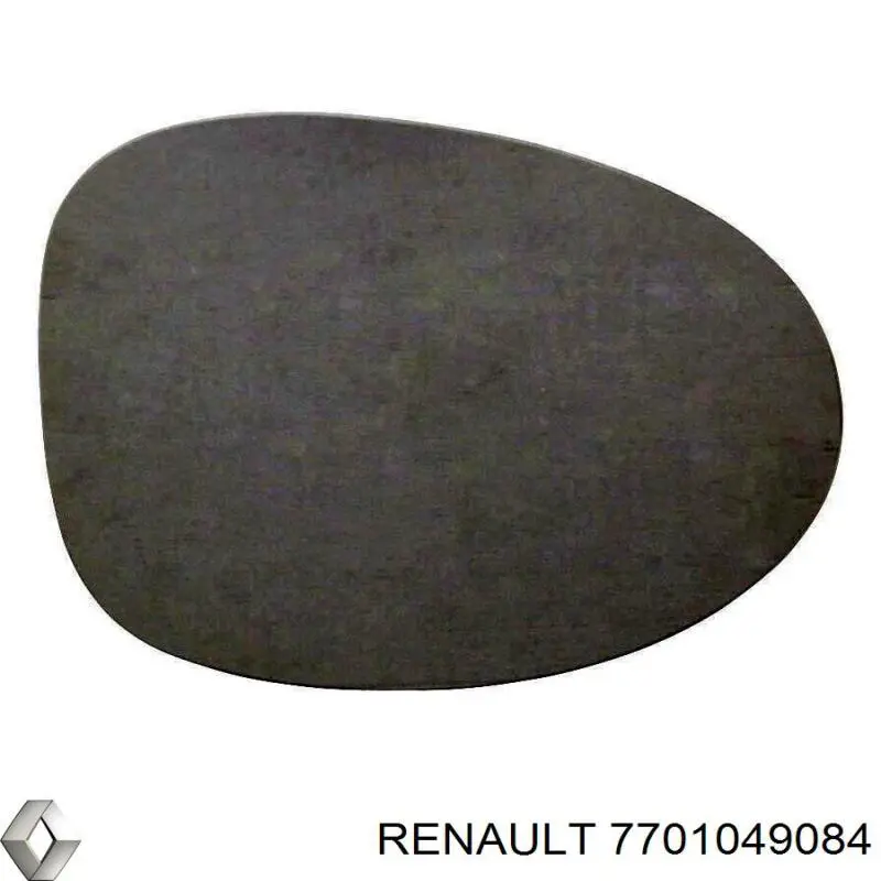 Купити 7701049084 Renault (RVI) Скло дзеркала заднього виду, правого