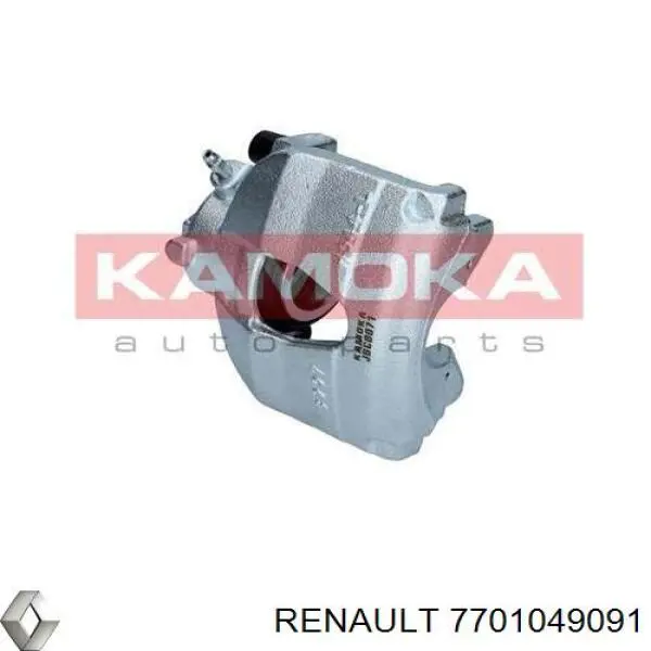 Супорт гальмівний передній лівий 7701049091 Renault (RVI)