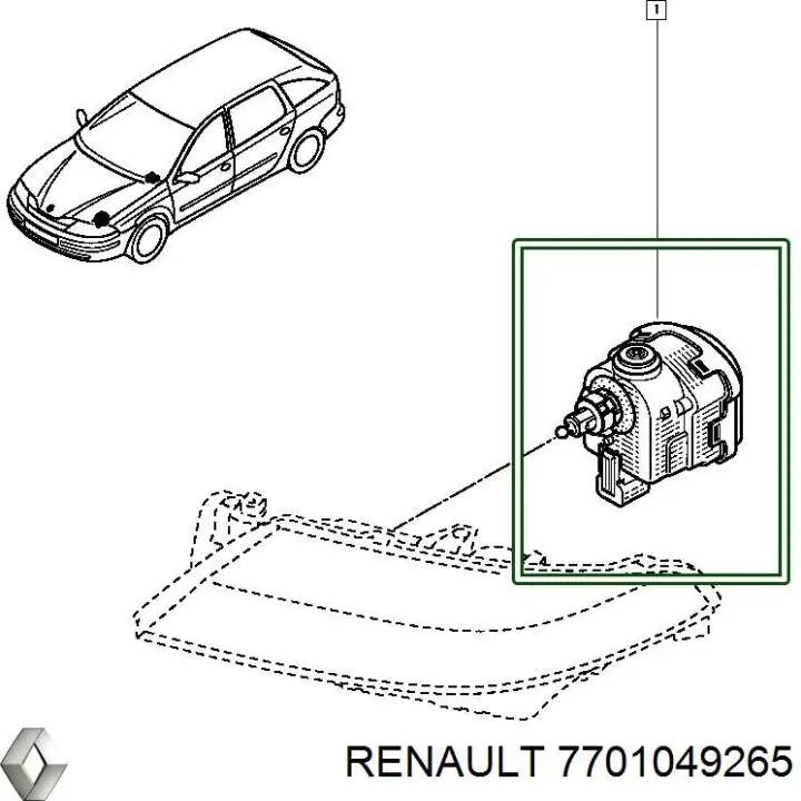 Трапеція двірників Renault (RVI) 7701049265