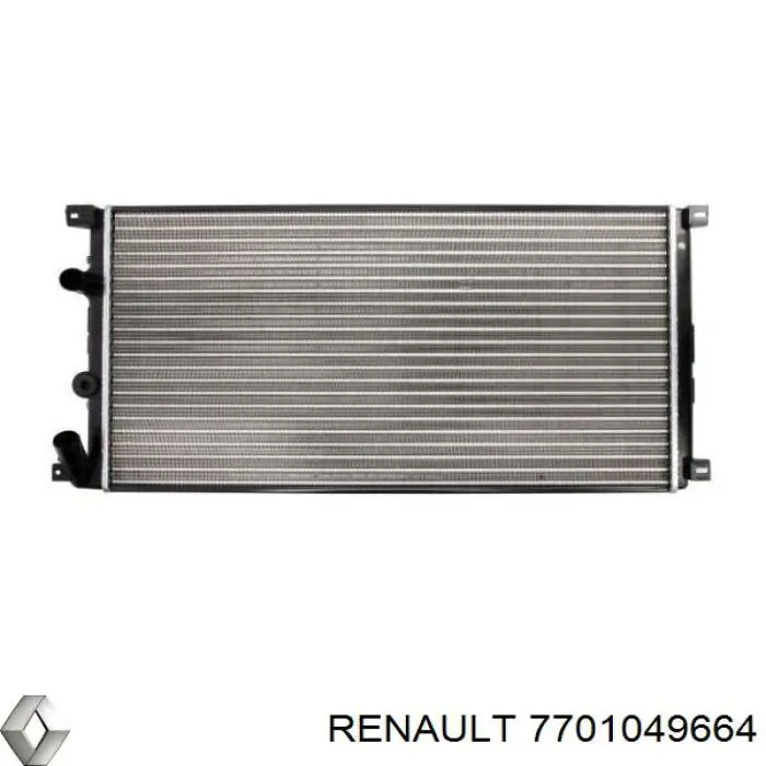 Радіатор основний Renault (RVI) 7701049664 ціна, від 52.76 USD