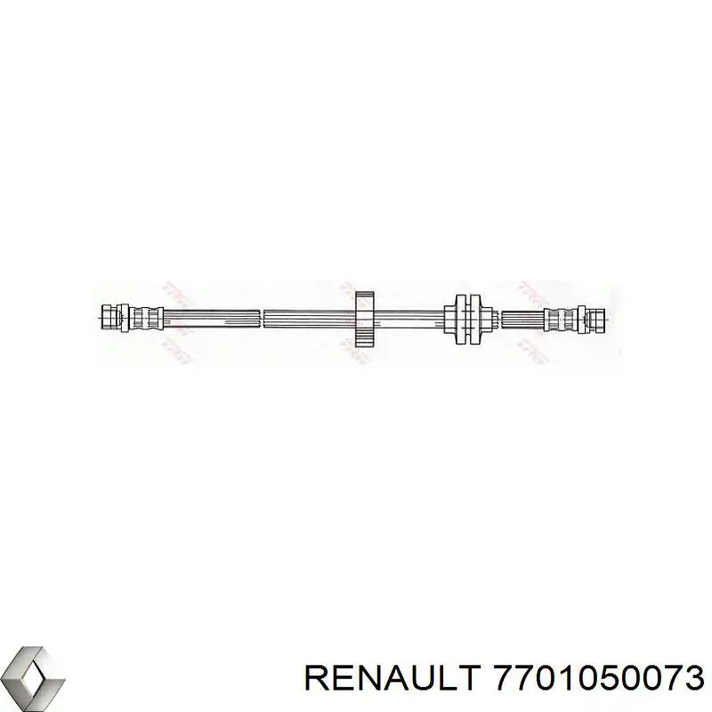 Шланг гальмівний задній Renault (RVI) 7701050073 ціна, від 6.72 USD