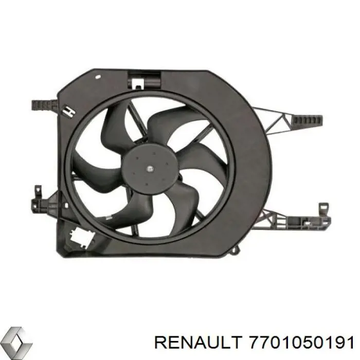Дифузор (кожух) радіатора охолодження Renault (RVI) 7701050191 ціна, від 59.07 USD
