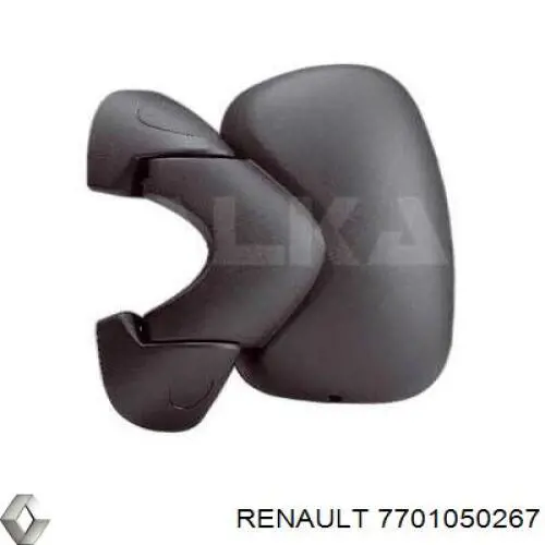 Купити 7701050267 Renault (RVI) Дзеркальний елемент дзеркала заднього виду, лівого