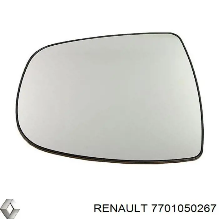 Скло дзеркала заднього виду, лівого Renault (RVI) 7701050267 ціна, від 8.38 USD