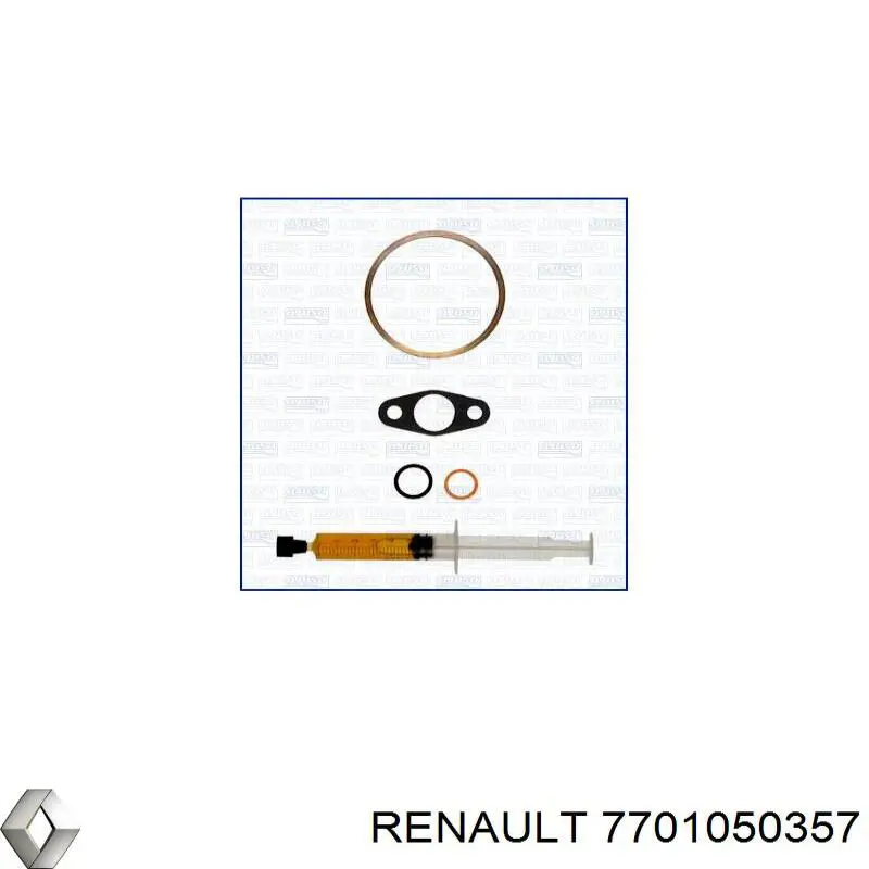 7701050357 Renault (RVI) прокладка шланга відводу масла від турбіни