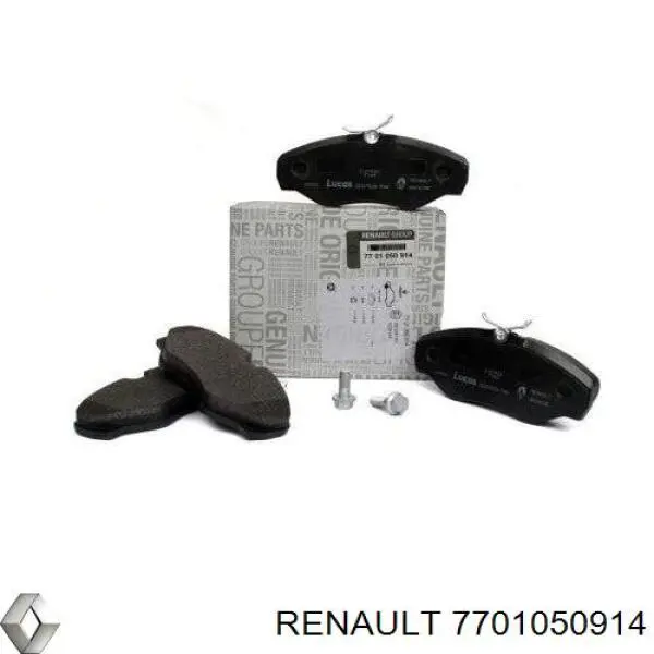 Гальмівні колодки Renault (RVI) 7701050914 ціна, від 22.78 USD
