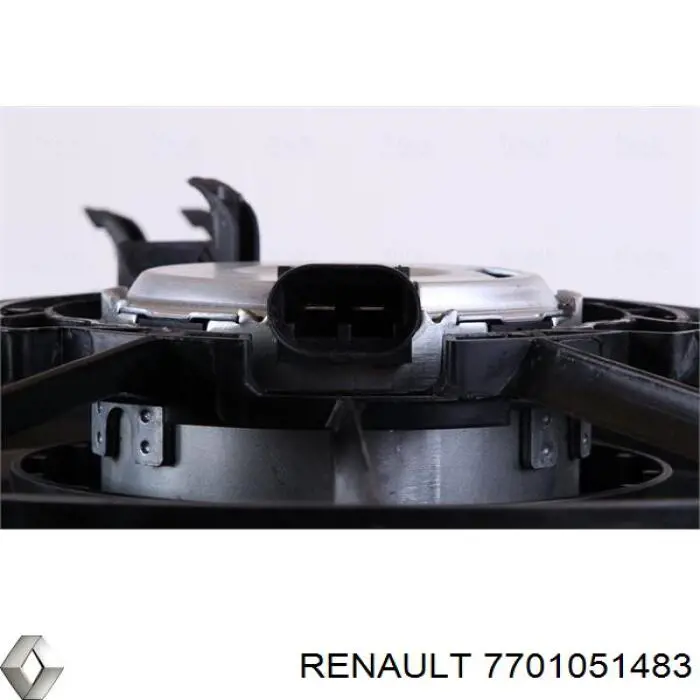 Дифузор радіатора охолодження, в зборі з двигуном і крильчаткою Renault (RVI) 7701051483 ціна, від 38.00 USD
