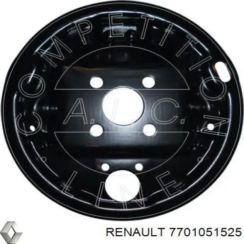 Захист гальмівного диска заднього, правого Renault LOGAN 1 1105 (KS) (Рено Логан)