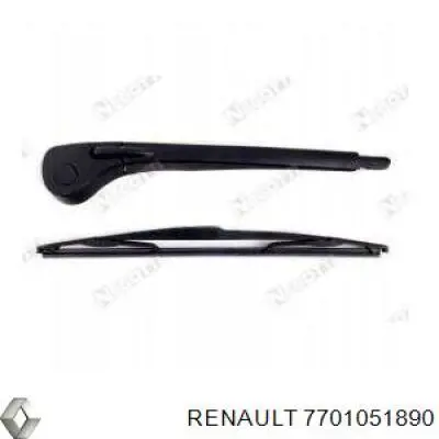 Купити 7701051890 Renault (RVI) Важіль-поводок склоочисника заднього скла