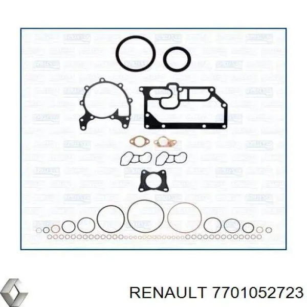 7701052723 Renault (RVI) прокладка головки блока циліндрів (гбц, права)