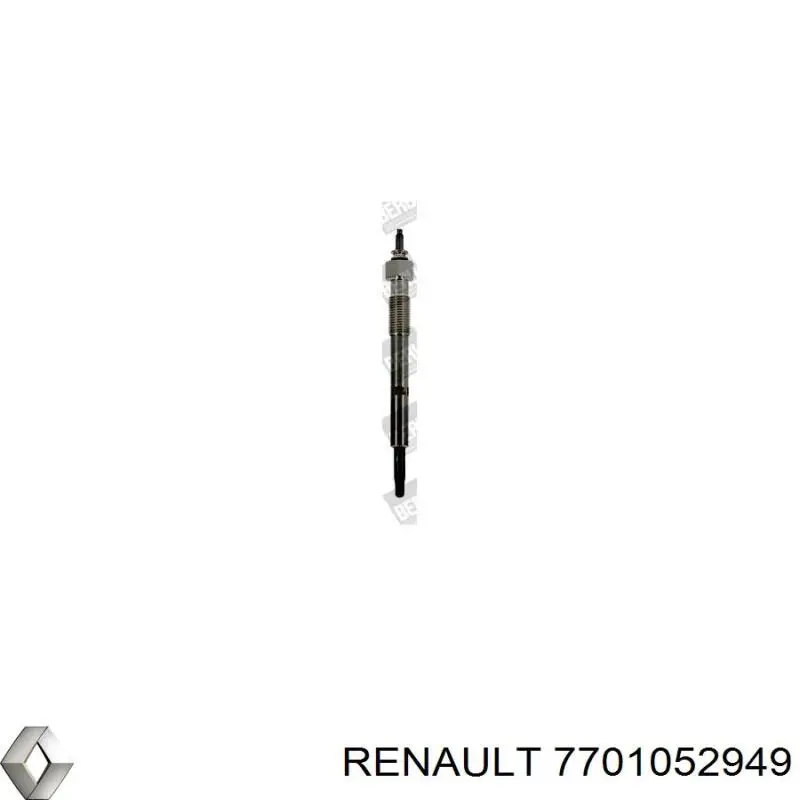 Свічка накалу 7701052949 Renault (RVI)