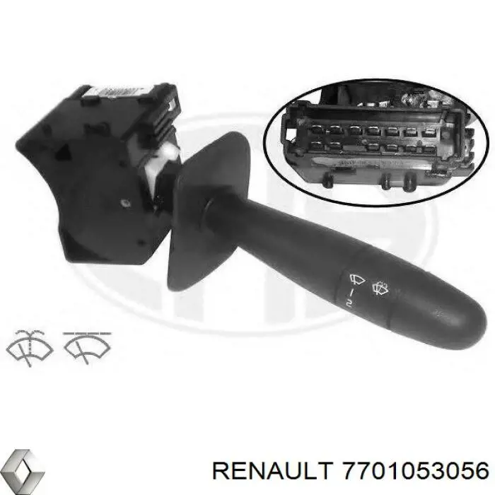 Перемикач підрульовий, правий Renault (RVI) 7701053056 ціна, від 27.47 USD