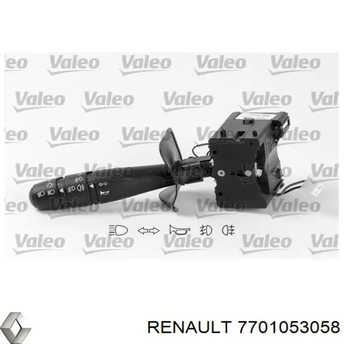 Перемикач підрульовий, лівий Renault (RVI) 7701048956 ціна, від 19.45 USD