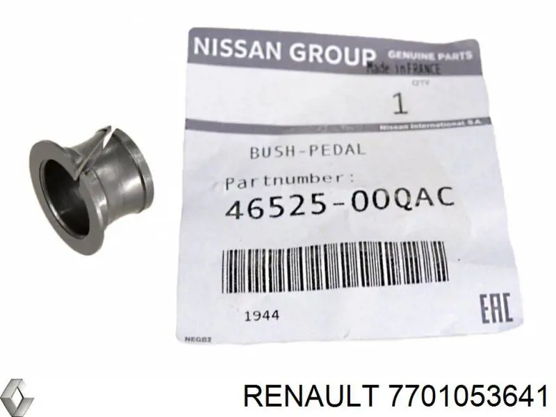 Купити 7701053641 Renault (RVI) Втулка осі педалі зчеплення
