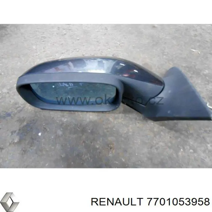 Купити 7701053958 Renault (RVI) Бічне дзеркало заднього виду ліве