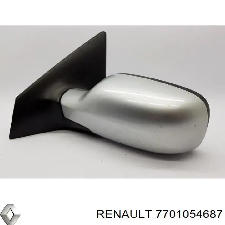 Ліве бічне дзеркало Renault (RVI) 7701054687 ціна, від 35.92 USD