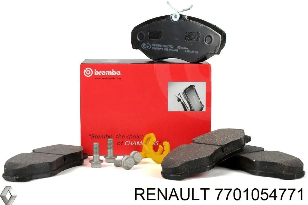 Гальмівні колодки Renault (RVI) 7701054771 ціна, від 22.78 USD