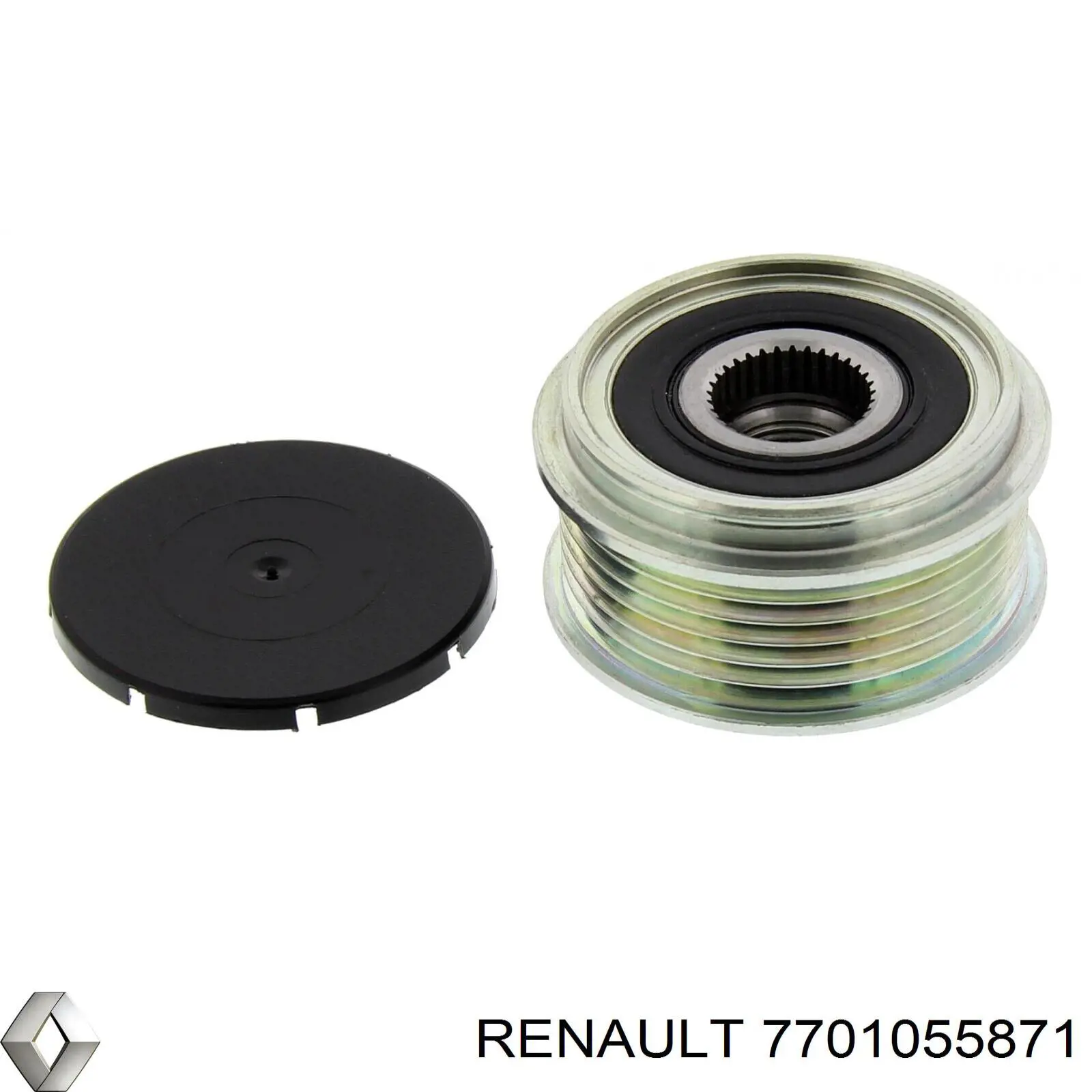 Шків генератора 7701055871 Renault (RVI)