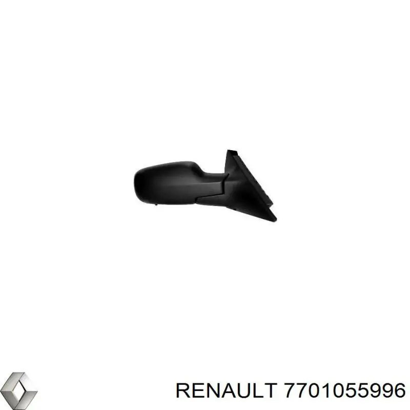 Ліве бокове дзеркало 7701055996 Renault (RVI)
