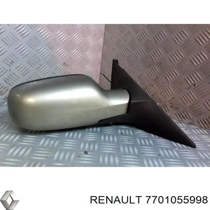 Корпус дзеркала заднього виду, правий Renault (RVI) 7701055998 ціна, від 25.34 USD