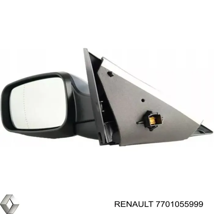 Корпус дзеркала заднього виду, лівого Renault (RVI) 7701055999 ціна, від 42.25 USD