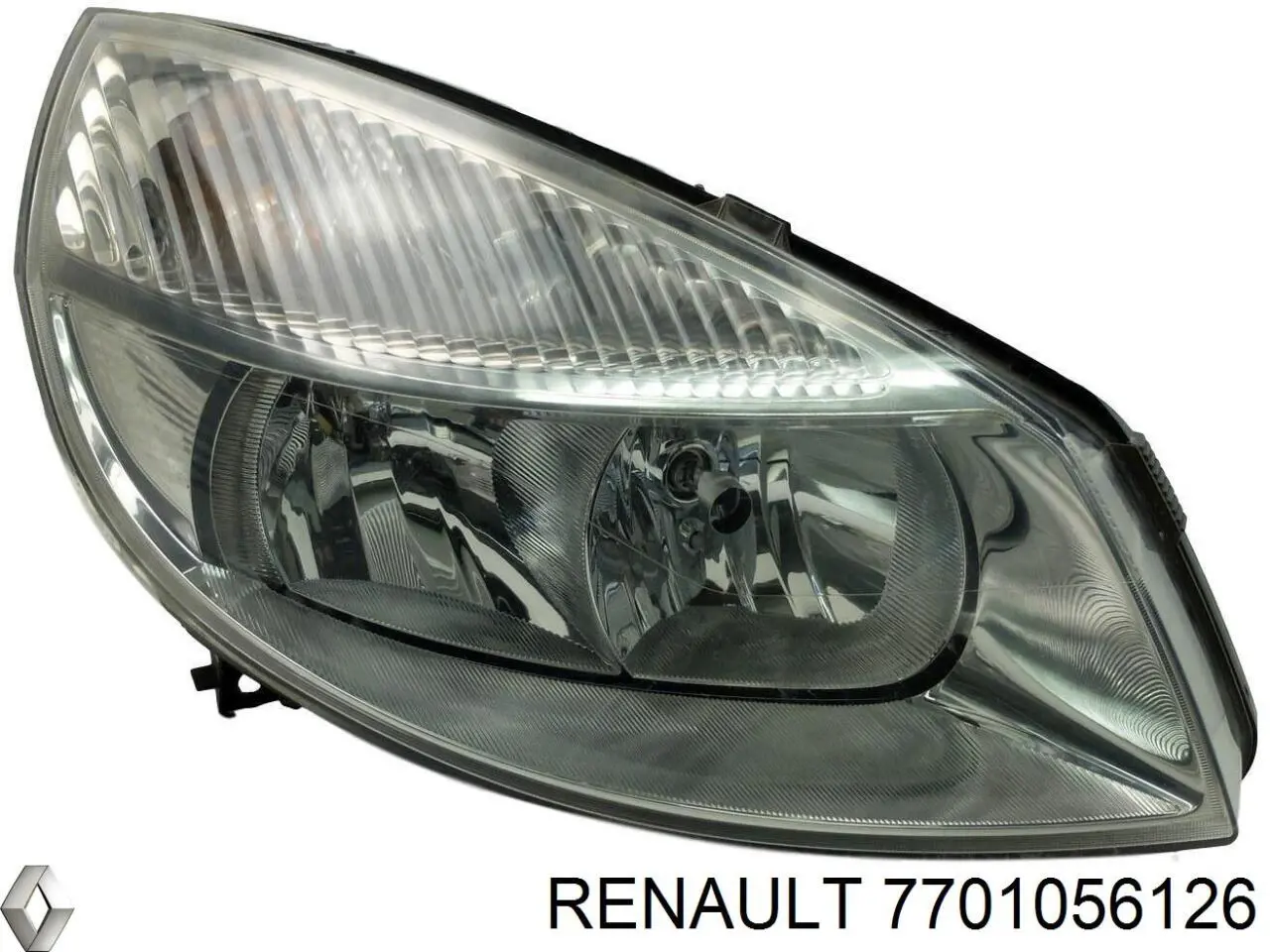 Фара правая Renault (RVI) 7701056126 ціна, від 90.70 USD